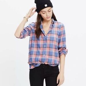 Madewell Rivet and Thread  Button Down Flannel